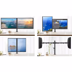 Techly Supporto da scrivania per 2 Monitor 13-27" con morsetto (ICA-LCD 482-D) - Vista aggiuntiva 8