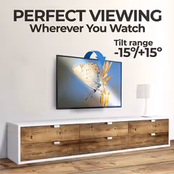 Techly Supporto a muro per TV LED LCD 13"-30" full motion Nero (ICA-LCD 201BK) - Vista aggiuntiva 7
