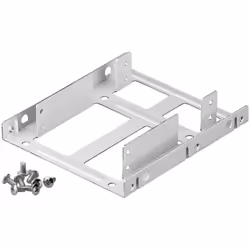 Techly Kit di montaggio per HDD da 2.5 su alloggio da 3.5 (ICA-FF 3-143), Grigio, 97 g