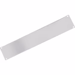 Techly I-CASE BLANK-2, Pannello di riempimento, Grigio, Metallo, 2U, 19", 48,3 cm (19")