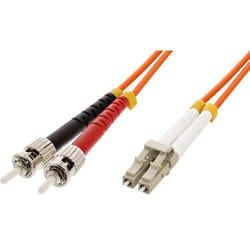 Techly Cavo Fibra Ottica ST/LC 50/125 Multimodale 1 m OM2 (ILWL D5-STLC-010)