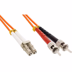 Techly Cavo Fibra Ottica ST/LC 50/125 Multimodale 1 m OM2 (ILWL D5-STLC-010)