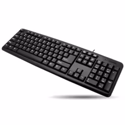 Techly Tastiera 104 tasti USB layout americano Nero (IDATA 955-UBK-AM)