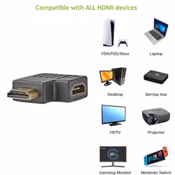 Techly Adattatore HDMI angolato 270 gradi (IADAP HDMI-270) - Vista aggiuntiva 4