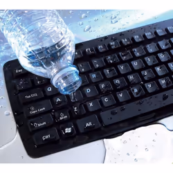 Techly Tastiera Flessibile in Silicone USB/PS2 (IDATA KB-R109L) - Vista aggiuntiva 6