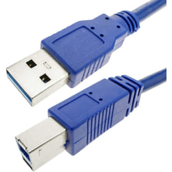 Techly Cavo USB 3.0 A maschio/B maschio 3 m blu (ICOC U3-AB-30-BL)