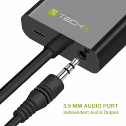 Techly Cavo Convertitore Adattatore da HDMI a VGA con Micro USB e Audio (IDATA HDMI-VGA2AU) - Vista aggiuntiva 6