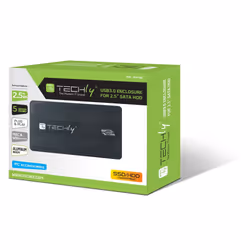 Techly Box esterno HDD/SSD SATA 2.5" USB 3.0 (I-CASE SU3-25B)