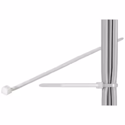 Techly Fascette Fermacavi Autobloccanti 200x2,5mm in Nylon 100pz Bianco (ISWT-20026), Nylon, Bianco, 3 - 50 mm, CE, UL, RoHS, ...