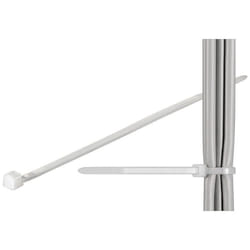 Techly Fascette Fermacavi Autobloccanti 200x2,5mm in Nylon 100pz Bianco (ISWT-20026)