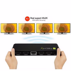 Techly Splitter HDMI 4K UHD 3D 4 vie (IDATA HDMI-4K4) - Vista aggiuntiva 7