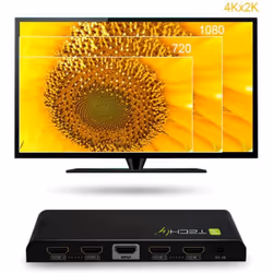 Techly Splitter HDMI 4K UHD 3D 4 vie (IDATA HDMI-4K4) - Vista aggiuntiva 8
