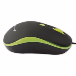 Techly Mouse Ottico USB 800-1600 dpi Nero/Verde (IM 1600-WT-BG)