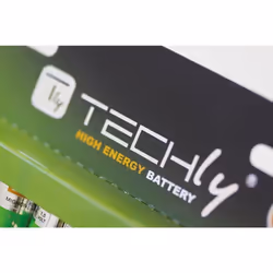 Techly Blister 4 Batterie High Power Mini Stilo AAA Alcaline LR03 1.5V (IBT-KAL-LR03T)