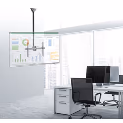 Techly Supporto Telescopico Lungo a Soffitto per TV LED LCD 37-70" (ICA-CPLB 946L) - Vista aggiuntiva 4