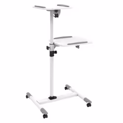 Techly Trolley Universale per Notebook / Videoproiettore, Bianco (ICA-TB TPM-6) - Vista aggiuntiva 4
