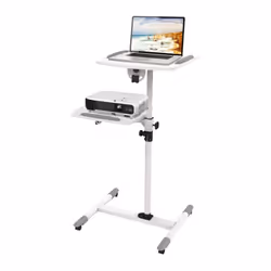 Techly Trolley Universale per Notebook / Videoproiettore, Bianco (ICA-TB TPM-6) - Vista aggiuntiva 5