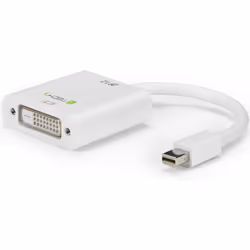Techly Adattatore Mini DisplayPort (Thunderbolt) 1.2 / DVI 15cm Bianco (IADAP MDP-DVIF12), 0,15 m, Mini DisplayPort, DVI-D, M ...