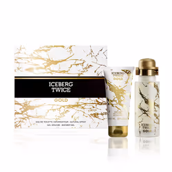 Iceberg Twice Gold Giftset Eau De Toilette 125ml + Gel doccia 100ml, Uomo, 1 pz, Eau de toilette, 125 ml, Spray, Note di test ...