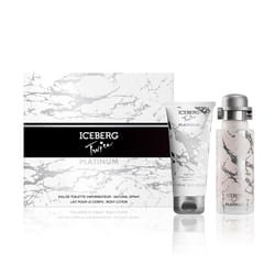 Iceberg Twice Platinum Giftset Eau De Toilette 125ml + Lozione per il corpo 100ml