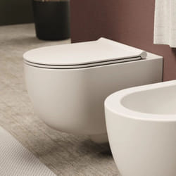 Wc Sospeso Senza Brida Alice Ceramica 'Unica 55' Bianco Opaco