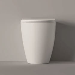 Wc a Terra Senza Brida Alice Ceramica 'Form' Bianco Lucido