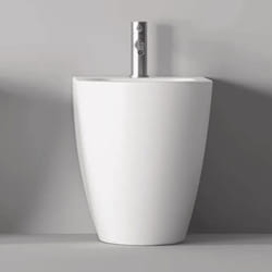 Alice - Bidet a Terra Ceramica 'Form' Bianco Opaco