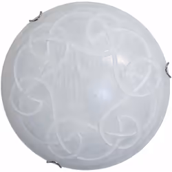 Plafoniera Plafoniera 1xE27 Ganci Cromo Vetro Graffio Bianco E-Energy Ada Potenza Max: 1X57W HSGS Attacco: E27 Alimentazione: ...