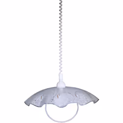 CAMILLA LAMPADA SALISCENDI DA SOFFITTO E27 1 LUCE 45CM Il lampadario sali scendi per interni dallo stile classico è indicato  ...