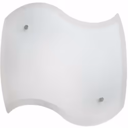 Plafoniera Plafoniera 2xE27 Finali Cromo Vetro Lastra Bianco E-Energy Elda Potenza Max: 2X57W HSGS Attacco: E27 Alimentazione ...