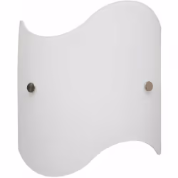 Applique Applique 1xE27 Finali Cromo Vetro Lastra Bianco E-Energy Elda Potenza Max: 1X57W HSGS Attacco: E27 Alimentazione: 22 ...
