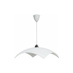 Energy - lampada sosp simone 50X50 1XE27 vetro lastra bianco