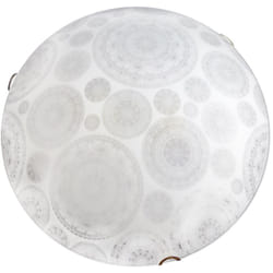 Tosca lampada plafoniera 2 lampadine E27 40 cm ruote