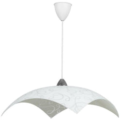 Energy - lampada sosp marilena 50 1XE27 vetro lastra bianco
