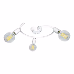 Plafoniera 3xE27 Montatura Verniciata Bianco E-Energy Daniela Plafoniera La plafoniera 3xE27 Montatura Verniciata Bianco E-En ...