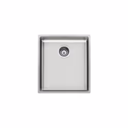 Foster Serie 45, Lavello sottopiano, Rettangolare, Acciaio inox, Acciaio inox, 1 ciotole, Rettangolare