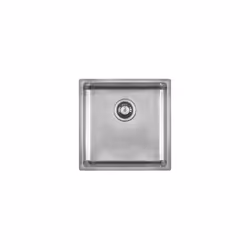 Foster KE - R15, Lavello ad incasso, Quadrato, Acciaio inox, Acciaio inox, 1 ciotole, Quadrato