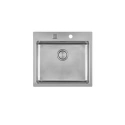 Foster 2265 080 Lavello montato su piano Quadrato Acciaio inox