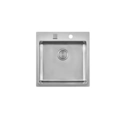 Foster KE Vintage Lavello ad incasso Quadrato Acciaio inox