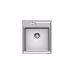Foster 4151 050, Lavello sottopiano, Rettangolare, Acciaio inox, Acciaio inox, 1 ciotole, Rettangolare