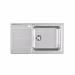 Foster Evo, Rettangolare, Acciaio inox, Acciaio inox, 1 ciotole, Rettangolare, 450 x 400 mm