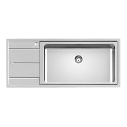 Foster Evo Rettangolare Acciaio inox