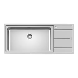 Foster Evo Rettangolare Acciaio inox