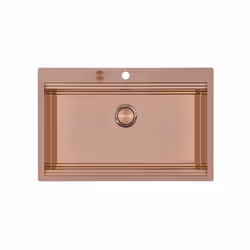 Foster Milanello Workstation, Lavello ad incasso, Rettangolare, Acciaio inox, Rame, 1 ciotole, Rettangolare
