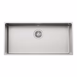 Foster Serie 35, Lavello sottopiano, Rettangolare, Acciaio inox, Acciaio inox, 1 ciotole, Rettangolare