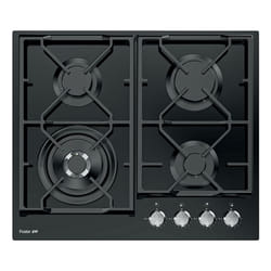 Foster Power Glass Nero Da incasso 60 cm Gas 4 Fornello(i)