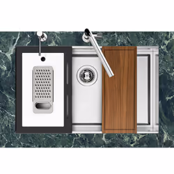 Foster Quadra EVO Lavello ad incasso Rettangolare Acciaio inox - Vista aggiuntiva 8