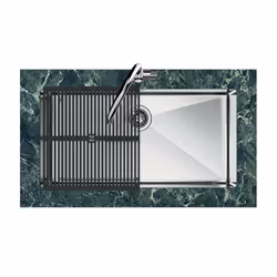 Foster Quadra R12 Lavello ad incasso Rettangolare Acciaio inox - Vista aggiuntiva 7