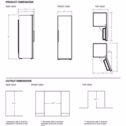 Bertazzoni RLD60F4FXNC frigorifero Libera installazione 389 L E Acciaio inox