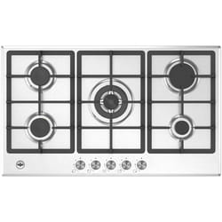 Bertazzoni La Germania P905CLAGXV piano cottura Acciaio inox Da incasso 90 cm Gas 5 Fornello(i)